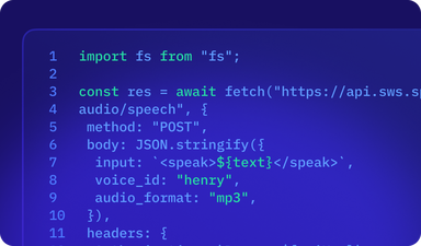 Speechify for Developers